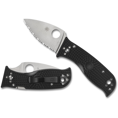 Spyderco 2024 Spyderco, Reveal 11, Lil' Temperance 3 Lightweight SPY-C69SBK3